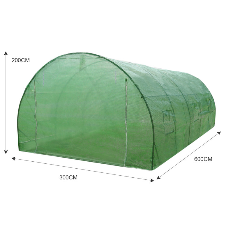 Klos 20 Ft W x 9 Ft D Hobby Greenhouse