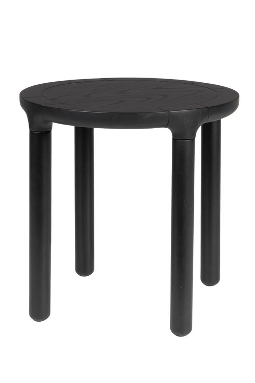 Table de bout à quatre pieds, Noir