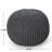 Cotton Upholstered Round Pouf Ottoman-1508630644