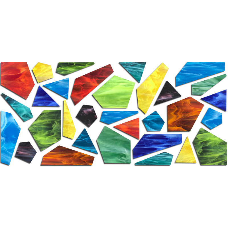 Fragments Handmade Glass Wall Decor