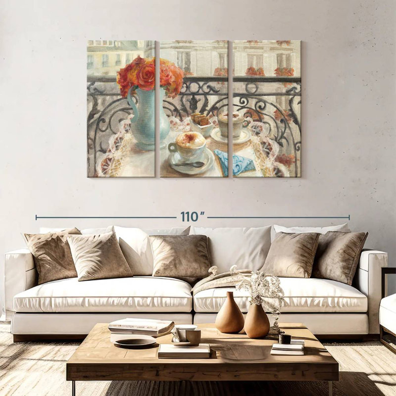 Yarlin Le Petit Dejeuner, 48" H x 74" W
