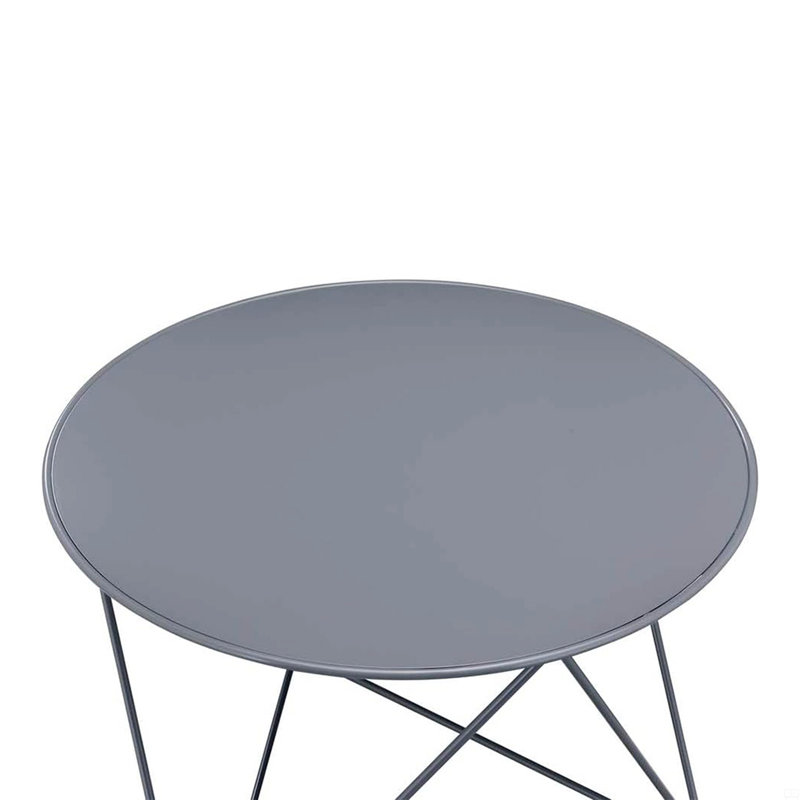Table de bout en métal