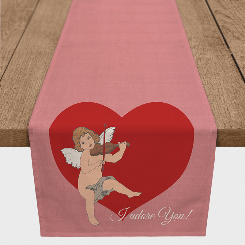 Chemin de table Cupid, L 72,00 po