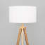 Ismay 149 cm Morrigan Wood Tripod Floor Lamp with Shelf & XL Reni Shade-1931688565-1931649196-1931688456