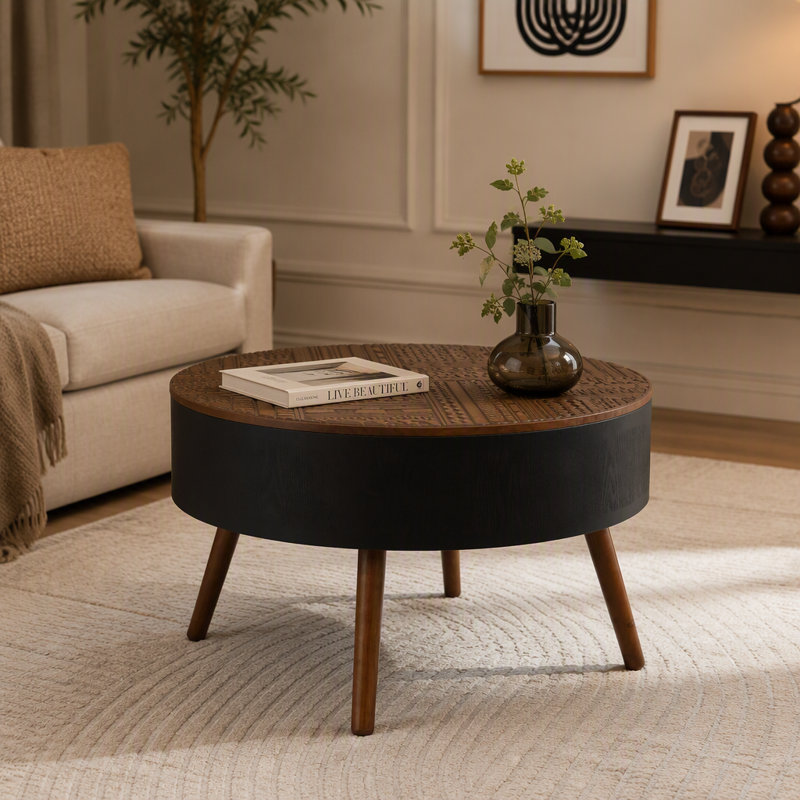 Table basse 31,5 pouces, Noir