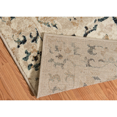 Tapis ivoire à bordure Randolph