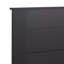 Tête de lit Xochitl, tête de lit à panneau en bois, P 2,25 po x l 81 po x H 48 po, noir-31132054-31132058