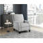 Fauteuil inclinable transitionnel en chenille de 30 po avec garniture cloutée et mouvement par pression Dutes Dutes