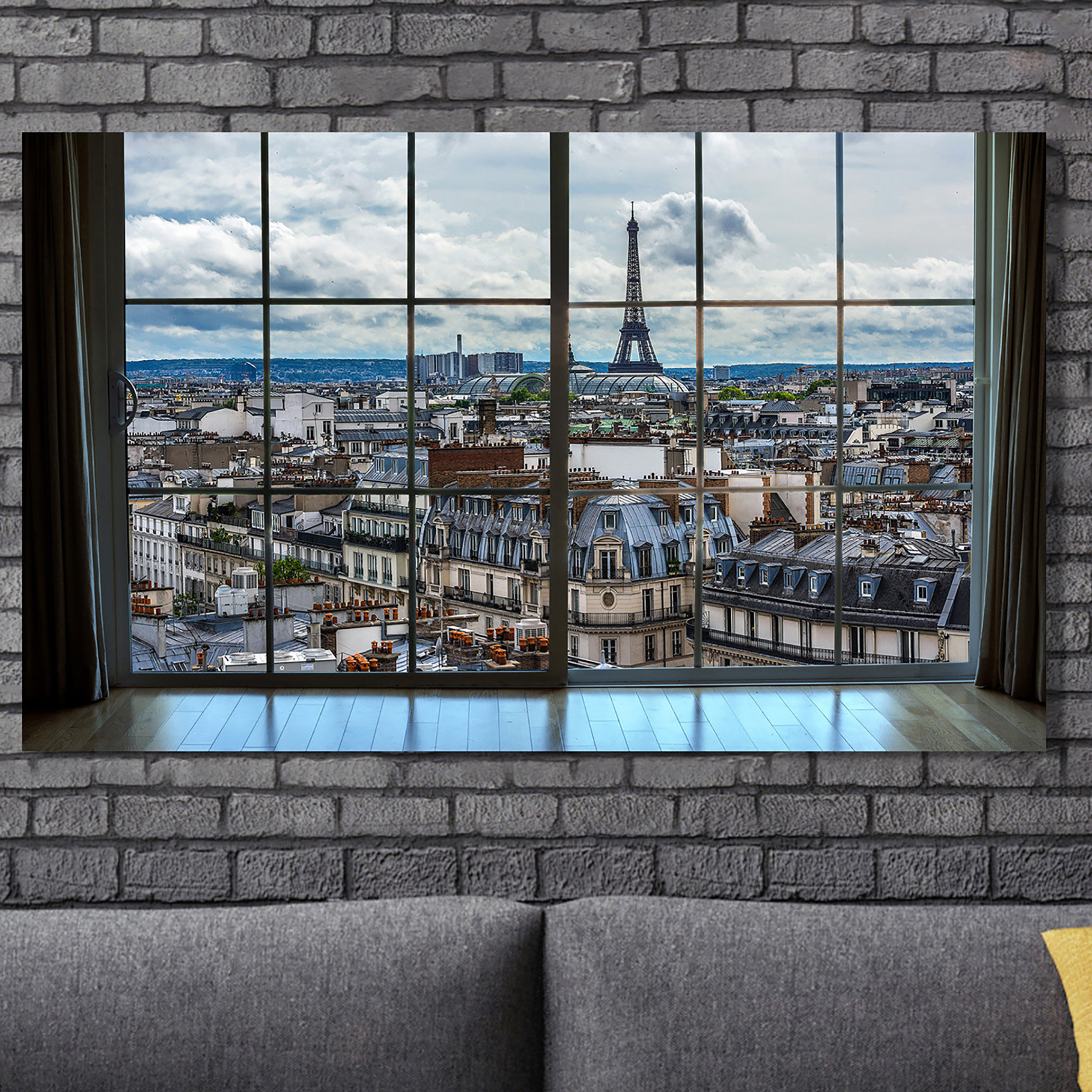 Picture Perfect International 'Paris Rooftops 8 Window' Photographic ...