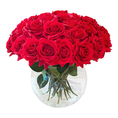 Centre de table Roses dans un vase