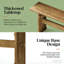 Console en bois massif durable avec charme campagnard
