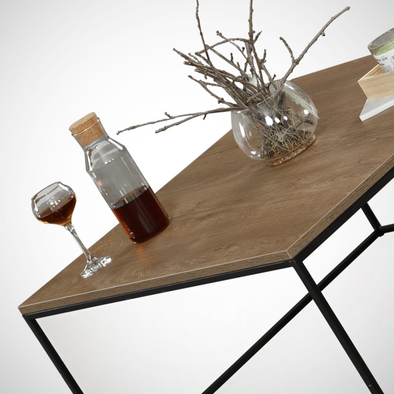 Table basse à cadre Manuel, Chêne du Caucase