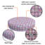 Decorative Indoor Outdoor Waterproof Round Cushion Cover, Patio UV Resistant Seat Cushion Cover-552885652