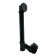 12" ABS Pull & Drain Bathtub Leg Drain Assembly with Two-Hole Overflow