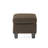 Upholstered Ottoman, Chocolate-1166749383