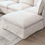 Canapé modulaire en chenille surdimensionné 125,5 po à 6 sièges avec repose-pieds mobile 125,5 po-1902956142