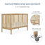 Lit de bébé portatif convertible 2-en-1-1549704031