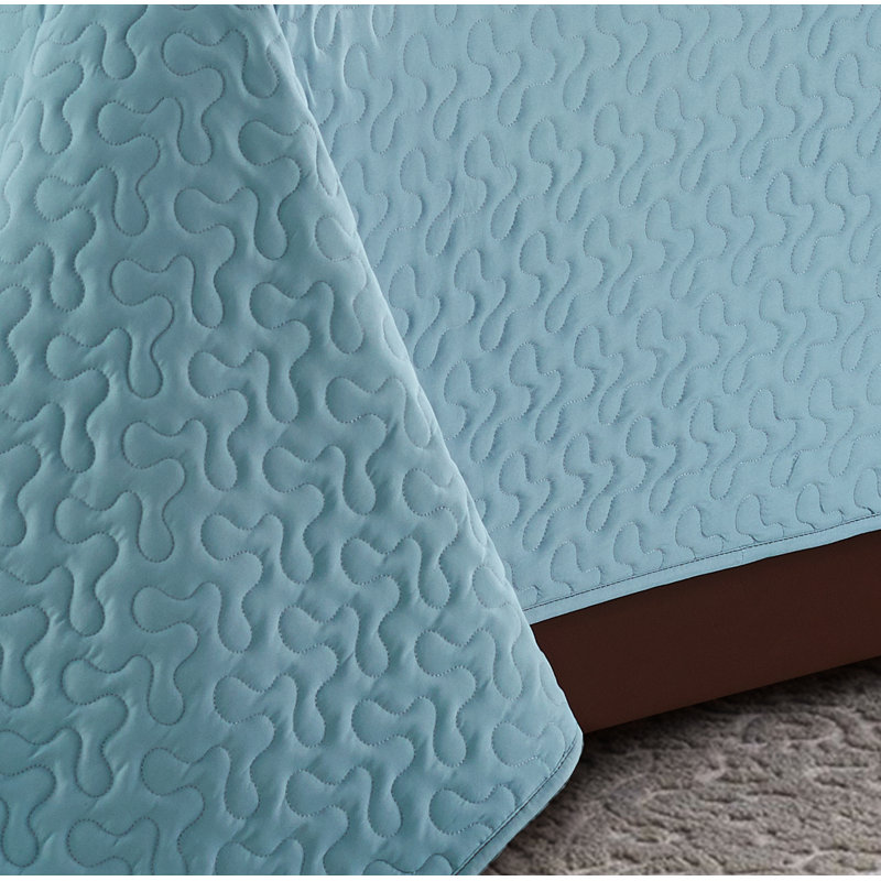 Ensemble de courtepointe réversible Saulsberry, Courtepointe simple et 1 taie décorative