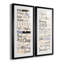 Cadre photo, ensemble d'art textuel sur papier