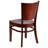 Kadircan Solid Back Wooden Restaurant Chair-485892668