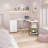 Techni Mobili L-Shape Home Office Two-Tone Desk With Storage-102062718