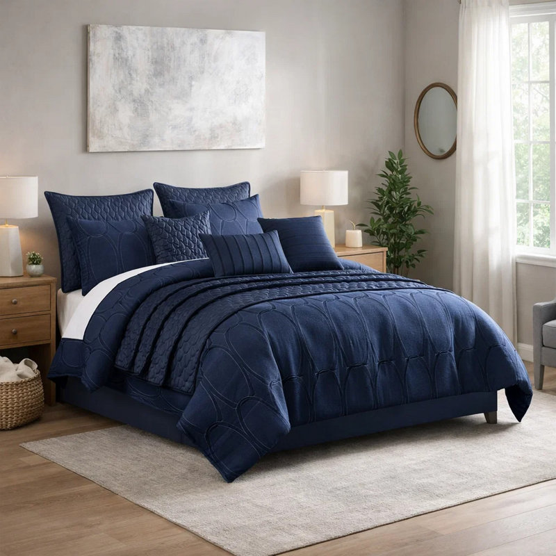 Ensemble d'édredon, Édredon pour grand lit + 9 pièces supplémentair