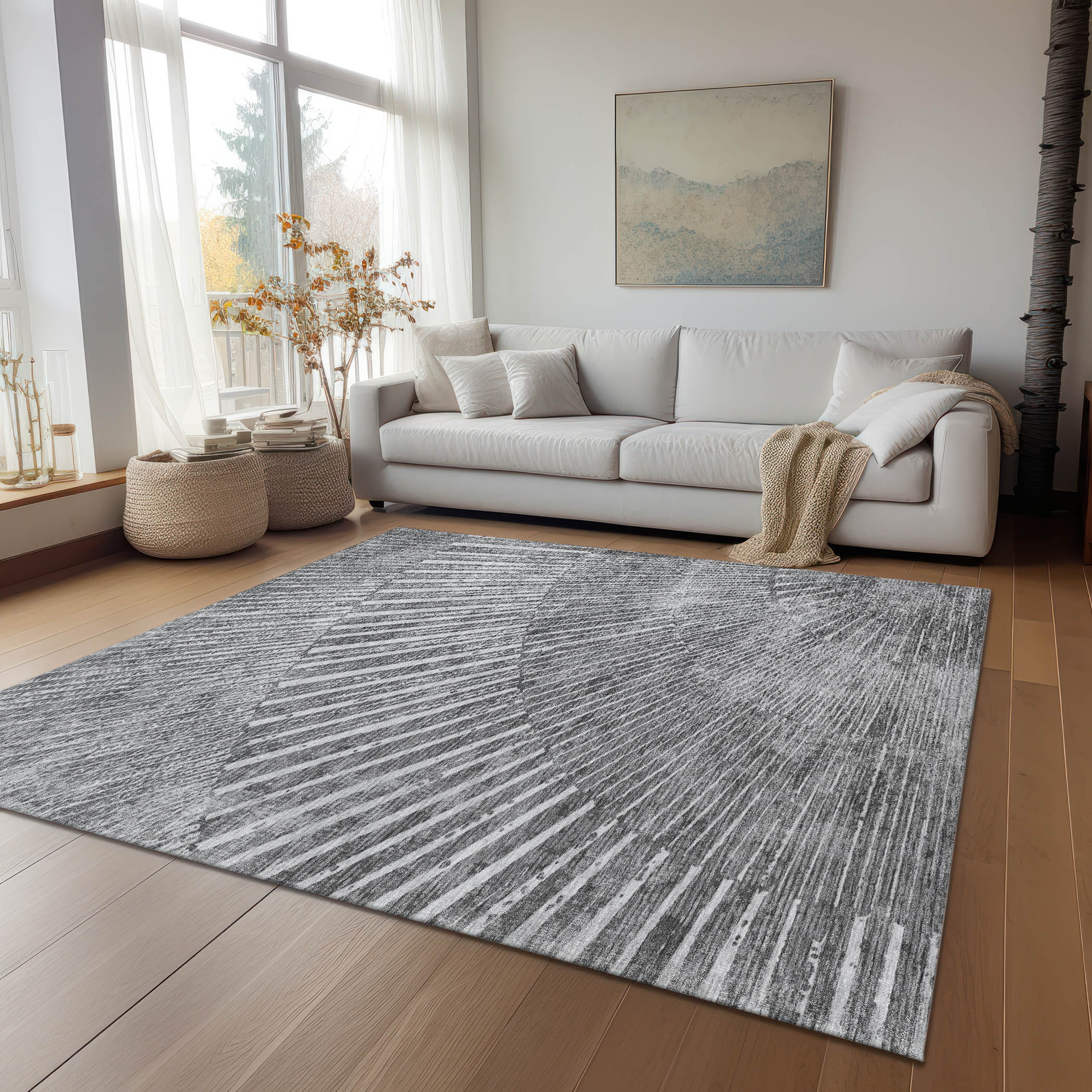 Langley Street Altair Indoor/Outdoor Area Rug with Non-Slip Backing ...