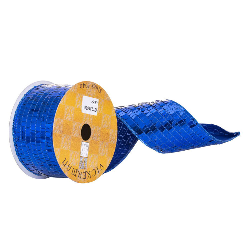 Ruban filaire rectangulaire de 2,5 po x 10 pi., Bleu