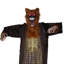 Huge Lighted And Animated Talking Werewolf Commercial Outdoor Halloween Decoration - 12'
