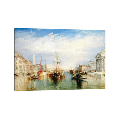 Venice, From The Porch Of Madonna Della Salute, C.1835 by J.M.W. Turner - Wrapped Canvas Print
