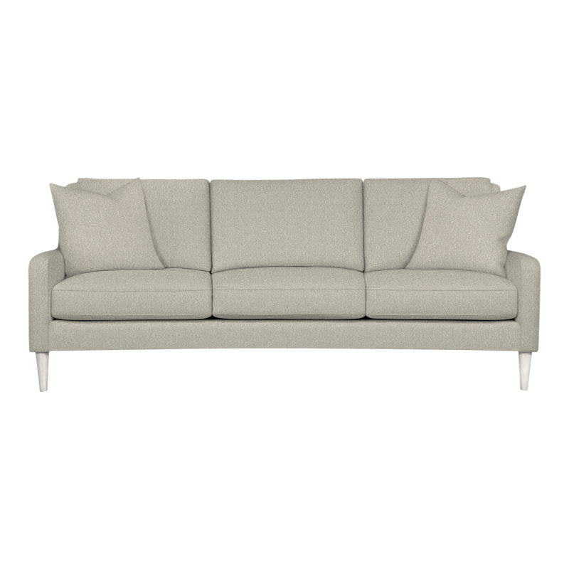 Canapé à accoudoirs carrés 86,5 po Ease, 100% polyester Ian fumée, Casablanca