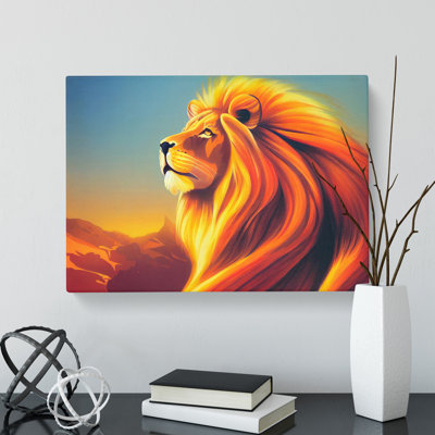 Pretty Lion - Wrapped Canvas