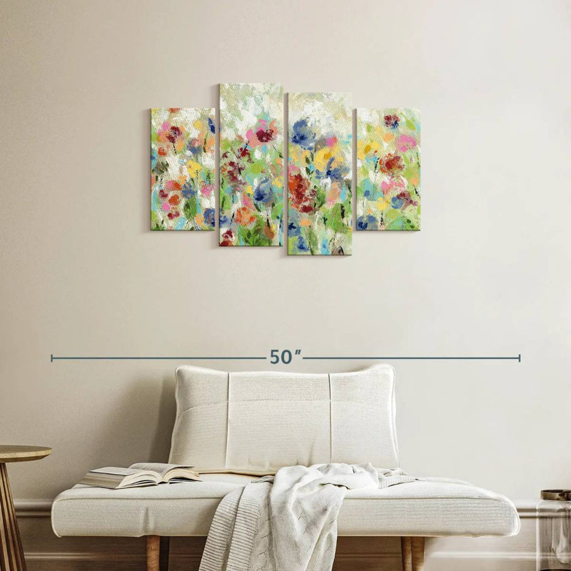 Avery printemps fleurs de prairie II, H 22 po x l 36 po