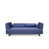100 % polyester bleu est en rupture de stock