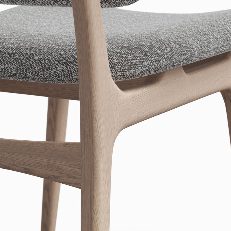 Kinser Ariel Side Chair, Crafted Glaze Performance Boucle