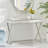Silver Steel Console Table