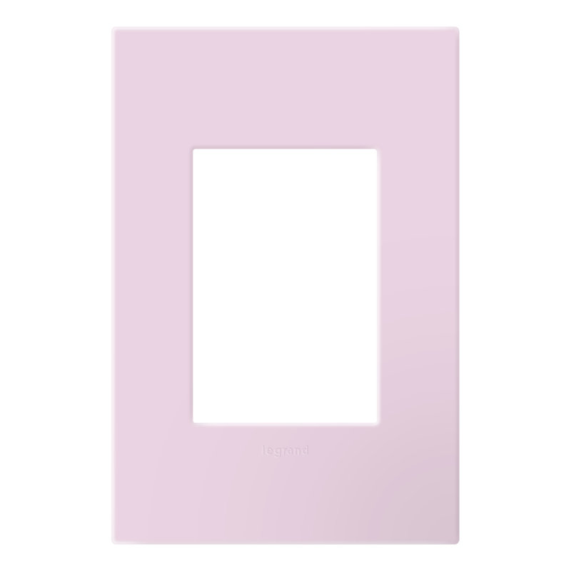 Plaque murale Adorne® 1-Gang + Rocker, Rosa