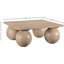 Table basse en placage de chêne Fitch-106912864