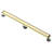 FINE FIXTURES Stainless Steel 36 inch Linear Shower Drain with Hair Trap and Tile Insert & Grate 2-in-1 Design-126533290