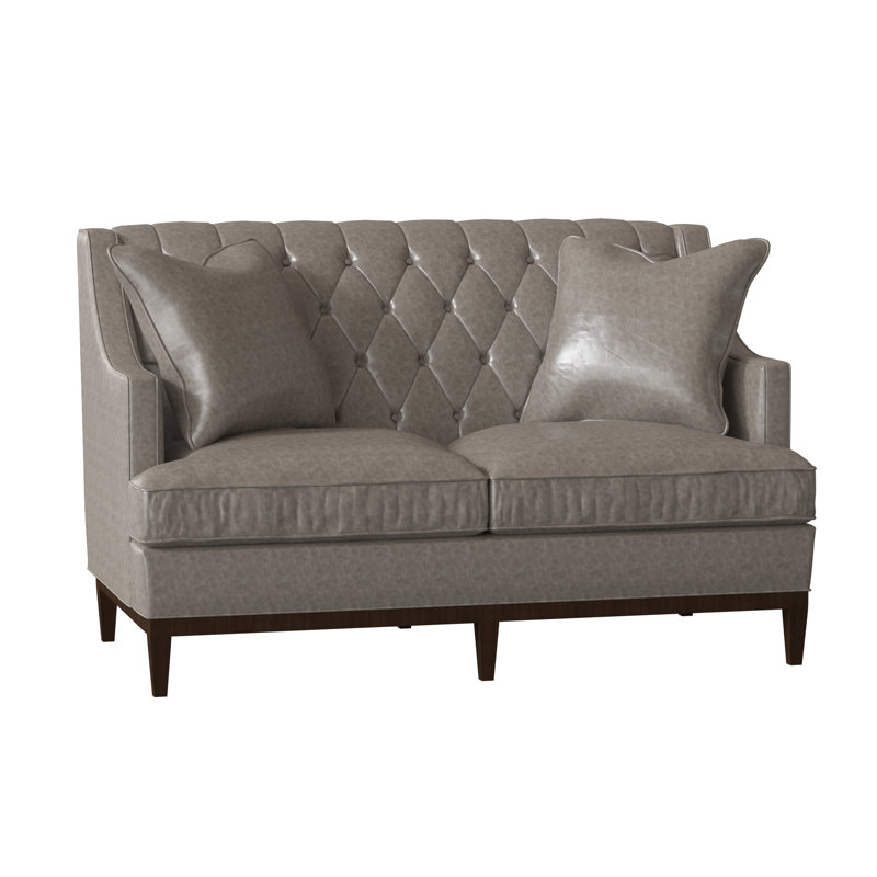 Causeuse accoudoir encastré 60" Carmel, Café, Granite Julia
