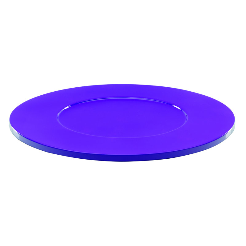 Assiette de présentation Tre - 6 pièces, Violet
