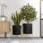 Kasandra 2-Piece Handmade Metal Pot Planter with Gold Stand Set-270949588