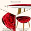 Ensemble de 2 tables basses gigognes Triangle Red Rose