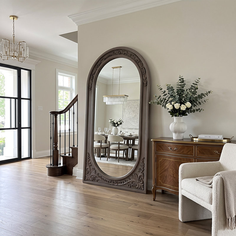 Miroir pleine grandeur gris