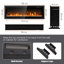 Metro Lane Black Electric Fireplace-2134876671