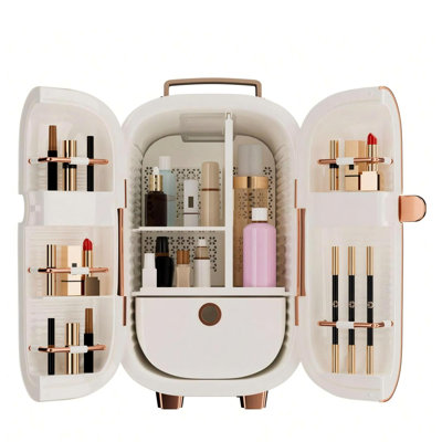 12 Liter Electric Skincare Fridge With Uniform Cooling & 360 Drying,Makeup Mini Fridge For Bedroom, Car, Office & Dorm, Portable Small Refrigerator F on Fridge.com