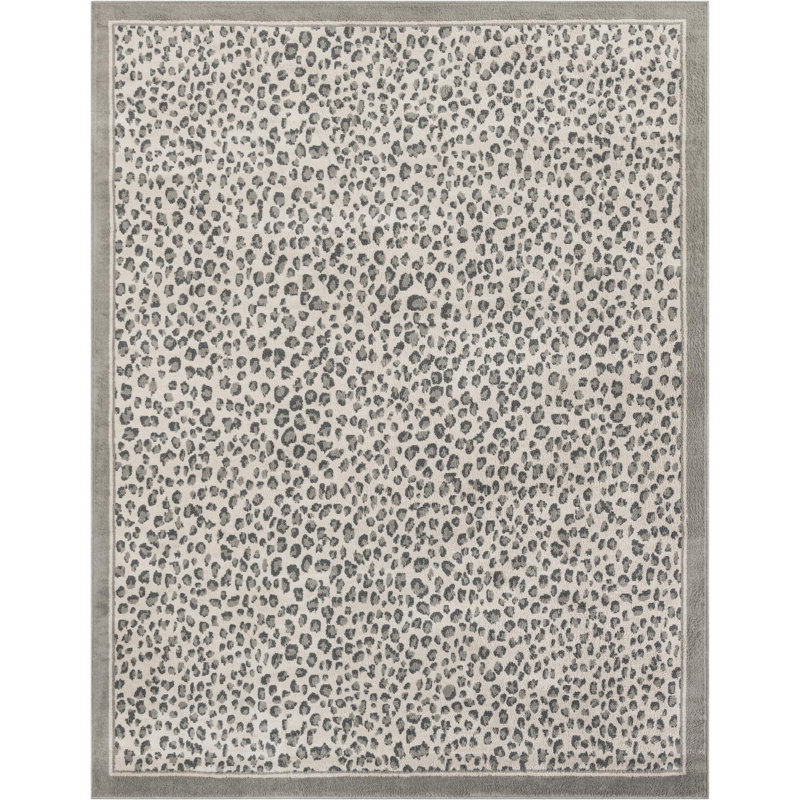 Pardus Teonni Rug, Gray, Rectangle 7'10" x 10'