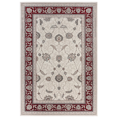 Tapis oriental crème / rouge Skillings