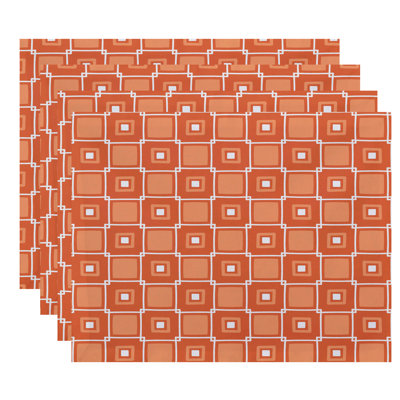 Endsley Polyester Geometric Rectangle Placemat