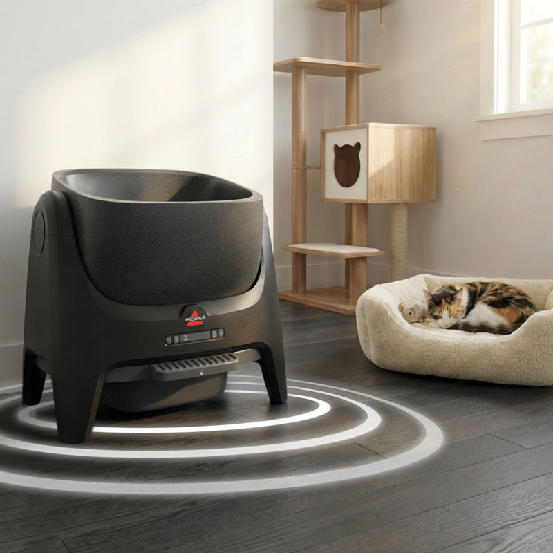 CleanWell Self Cleaning Litter Box